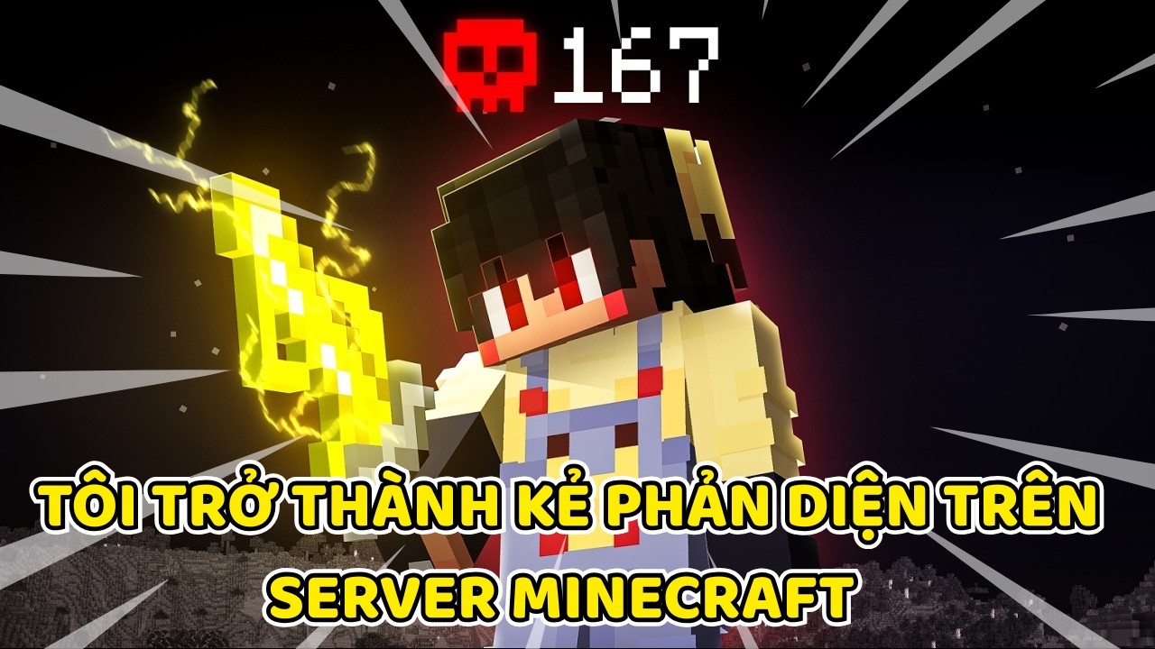 Server này đã biến tôi thành Kẻ Phản Diện trong Minecraft