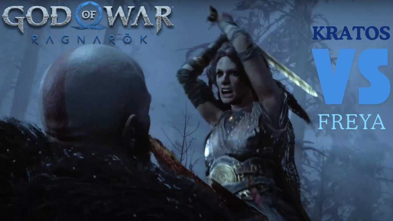 GOD OF WAR RAGNAROK TÜRKÇE - KRATOS VS FREYA FIGHT - YouTube