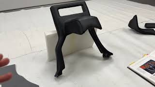 Triumph TR4A-TR6 Centre Console 'Dash Support' H Frame | Trimmed Example | Talkin’ Trim w/ J-Skin