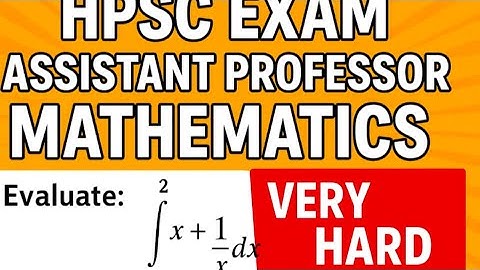 HPSC Assistant Professor Exam Analysis @Mathematics 