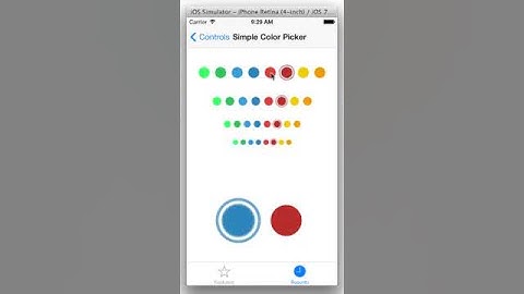 MyAppControls - iOS Color Picker
