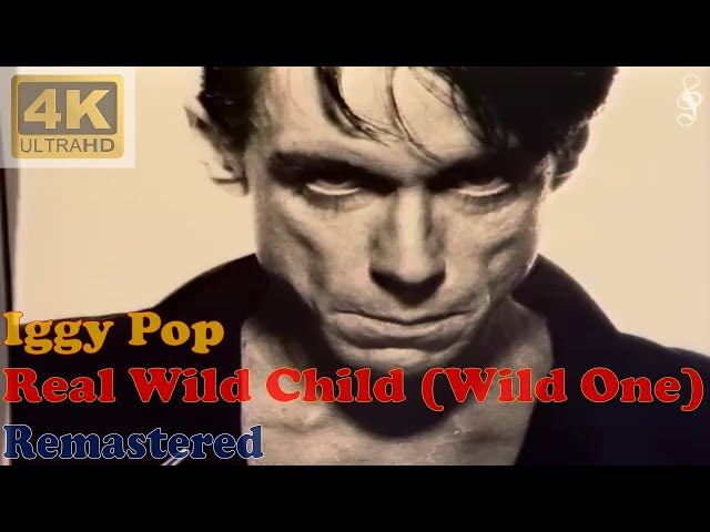 IGGY POP - REAL WILD CHILD (WILD ONE) (Remastered Audio) [4K Video