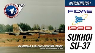 Sukhoi Su-37 Сухой Су-37 Y Su Maniobra Cobra En Fidae 1998, Incredible Demostration