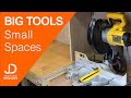 Fitting big tools into a small workshop