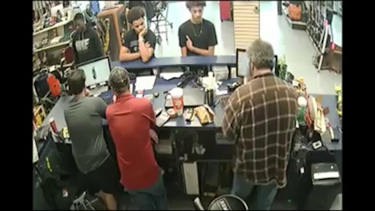 Suspected thieves caught on camera trying to pawn stolen property YouTube