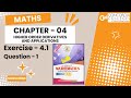 Exercise 4.1  Q-1 | Class 12 Mathematics | Chapter 4: Higher Order Derivatives and Applications