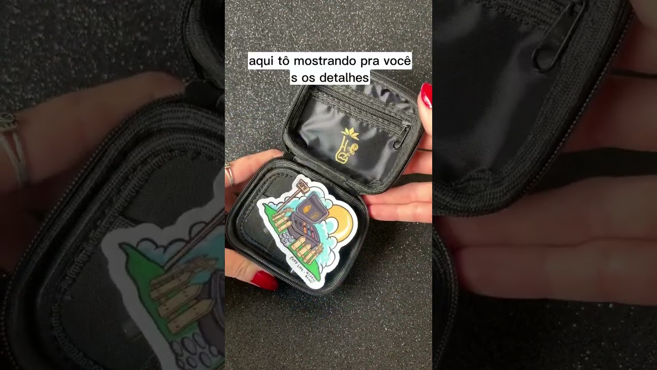 Puff case piteira de vidro collab Hippie Bong