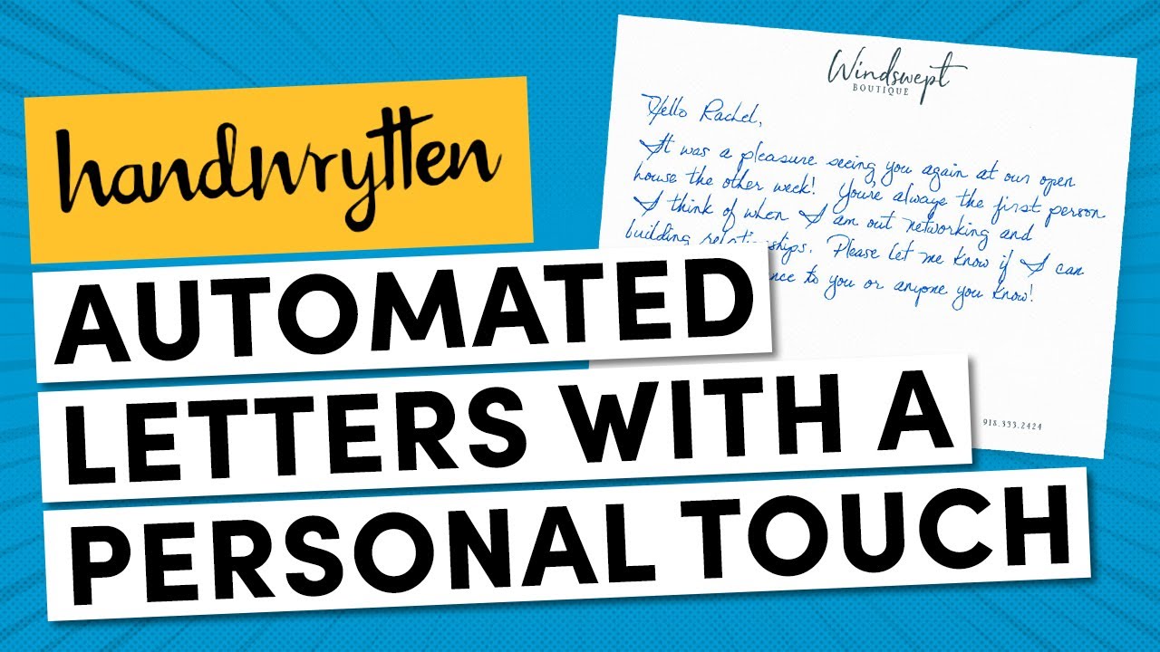 Handwrytten Handwritten Notes Service and Card Automation