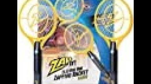 Zap It Bug Zapper Rechargeable Bug Zapper Racket