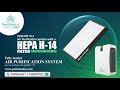 The smartest air purification system features  hepa h14  petrimed ca