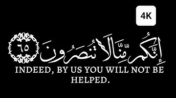 كروما شاشه سوداء قرآن كريم الخط جديد الدقة 4K سوره المؤمنون القارئ احمد العجمي لا تجـروا اليوم إِنكم