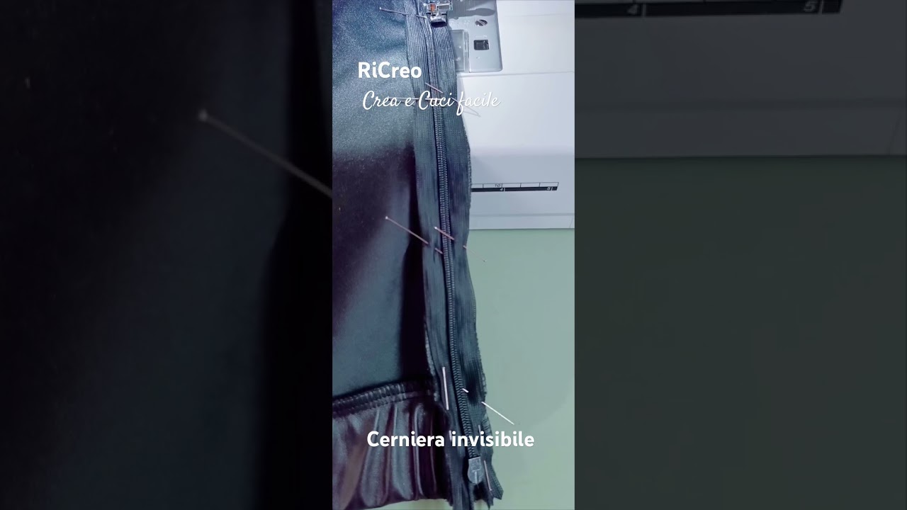 Cerniera invisibile cambio 