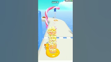Pancake run level 78 android games #gameland #shorts #funnyvideo #viral #gameplay