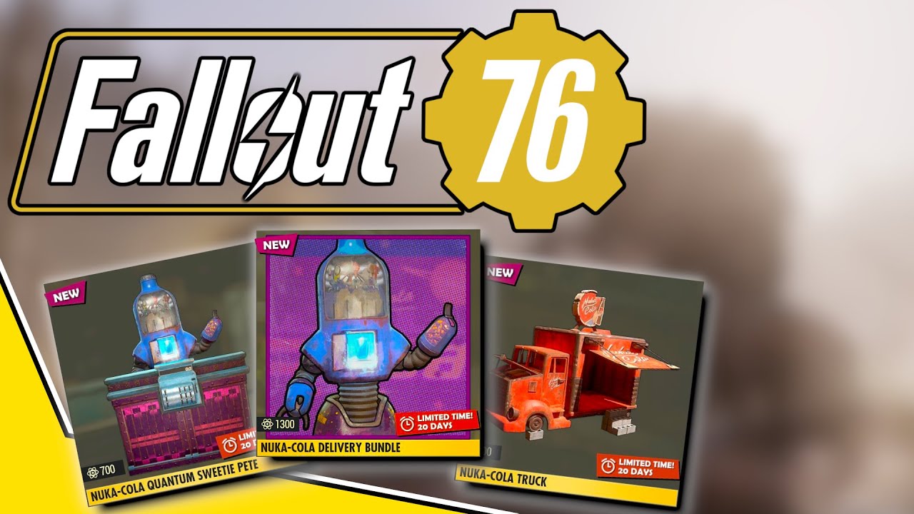 Caja Fallout 76: Nuka Cola. Merchandising