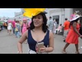 Homemade Fascinator Tops Her Derby Ensemble Homemade Fascinator Tops Her Derby Ensemble