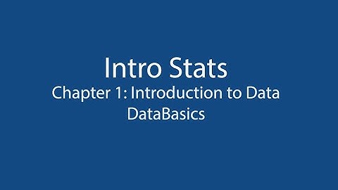 Open Intro Stats Ch1: Intro To Data Basics