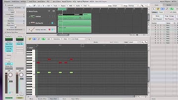Logic Express 9 How to merge or glue audio regions together