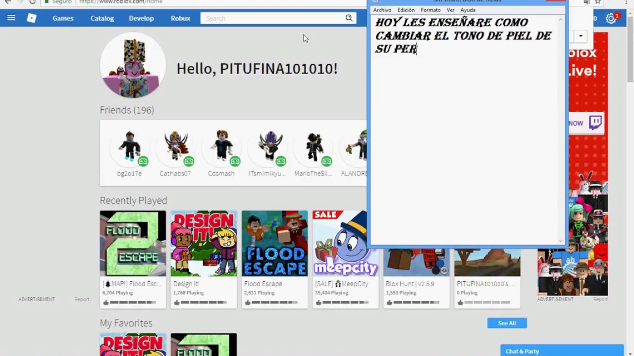 Como Cambiar El Color De Piel De Roblox