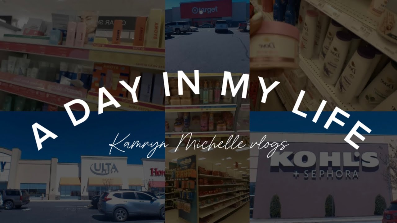 A morning/day in my life: target run, ulta beauty run, my first youtube ...