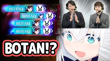 Fubuki and Announcers Were Shocked By Botan