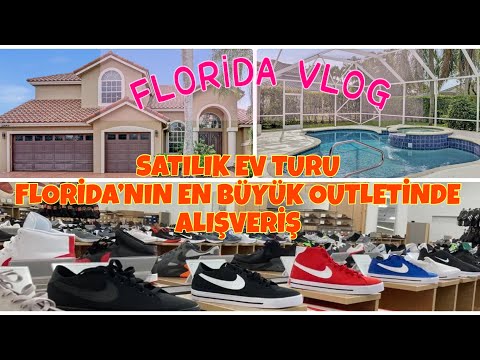 FLORİDA SATILIK EV TURU | EN BÜYÜK OUTLETTE ALIŞVERİŞ | BENİMLE BİR GÜN! | Amerika’da Yaşam!