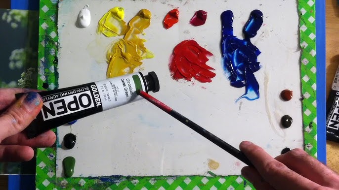 Introduction to OPEN Slow-Drying Acrylics - YouTube Introduction To Open Slow-Drying Acrylics - Youtube