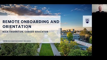 Remote Onboarding and Orientation