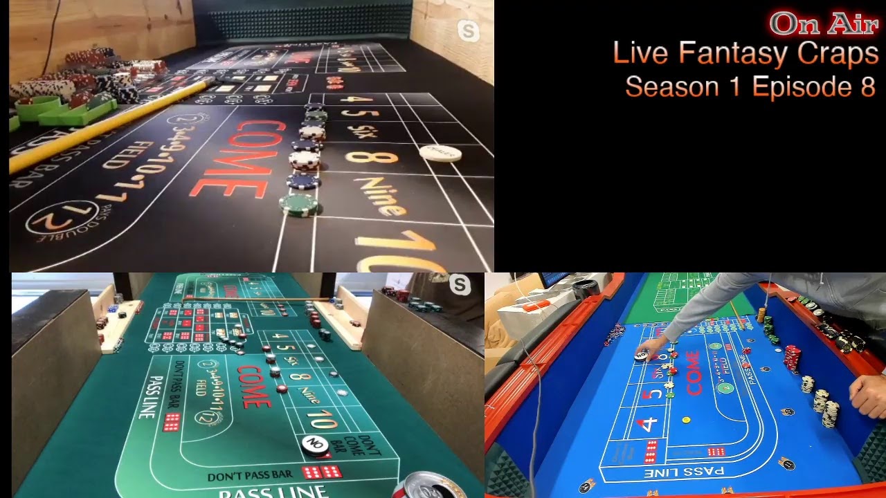 Craps Live Fantasy Craps Season 1 Episode 8 (b) YouTube