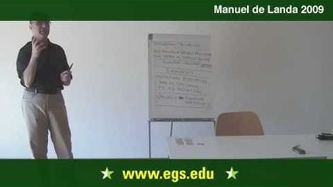 Manuel De Landa. Deleuze and The New Materialism. 2009. 10/11