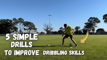 5 Simple Drills To Improve Dribbling Skills | GOAT TACTICS