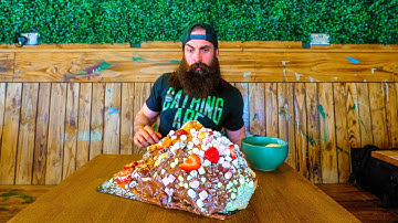 THIS GIANT DESSERT CHALLENGE IN CHESTERFIELD IS MEANT FOR TWO PEOPLE! | BeardMeatsFood