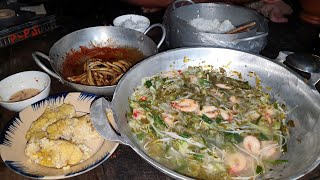 Bữa cơm trên ghe, canh chua tôm cá kìm kho và trứng cá ngát | Ngư Dân Miền Tây #149