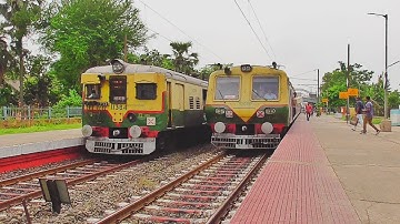 EMU Crossing EMU || Howrah-Katwa Local Cross with Katwa-Bandel Local