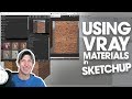 Getting Started Rendering in Vray (EP 2) - ADDING VRAY MATERIALS TO SKETCHUP!