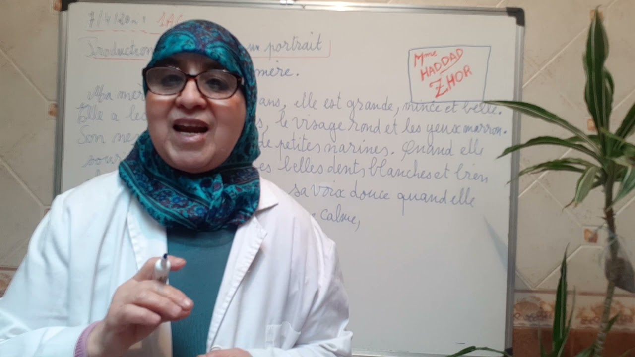 Production écrite.1èreAC.               Faire un portrait physique et moral