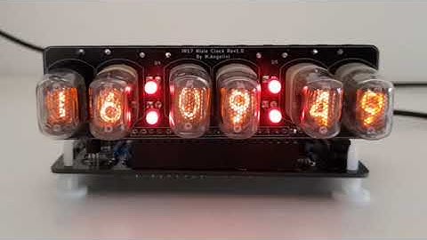 IN17 nixie clock