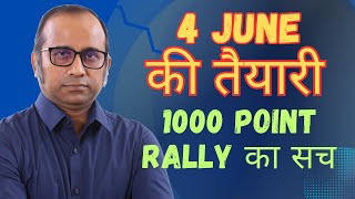 4th June Election Result की तैयारी कैसे करें ? Nifty 1000 Point Rally का सच #bulltrack