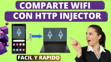 como compartir internet wifi con http injector a mi pc laptop 2023