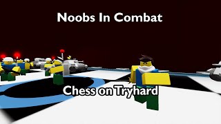 Beating Chess solo on Tryhard (Noobs In Combat, Roblox)