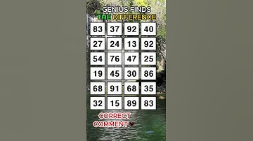 CAN YOU FIND LAST ONE?Find 3 pairs of identical numbers /Dementia Prevention Quizzes/Tests.No.68