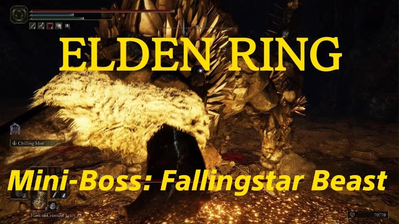 ELDEN RING Sellia Crystal Tunnel Boss Fallingstar Beast YouTube