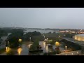 WDW Monorail Resort Ride From Disneys Contemporary to TTC Parking In Pouring Heavy Rain. ASMR Sleep