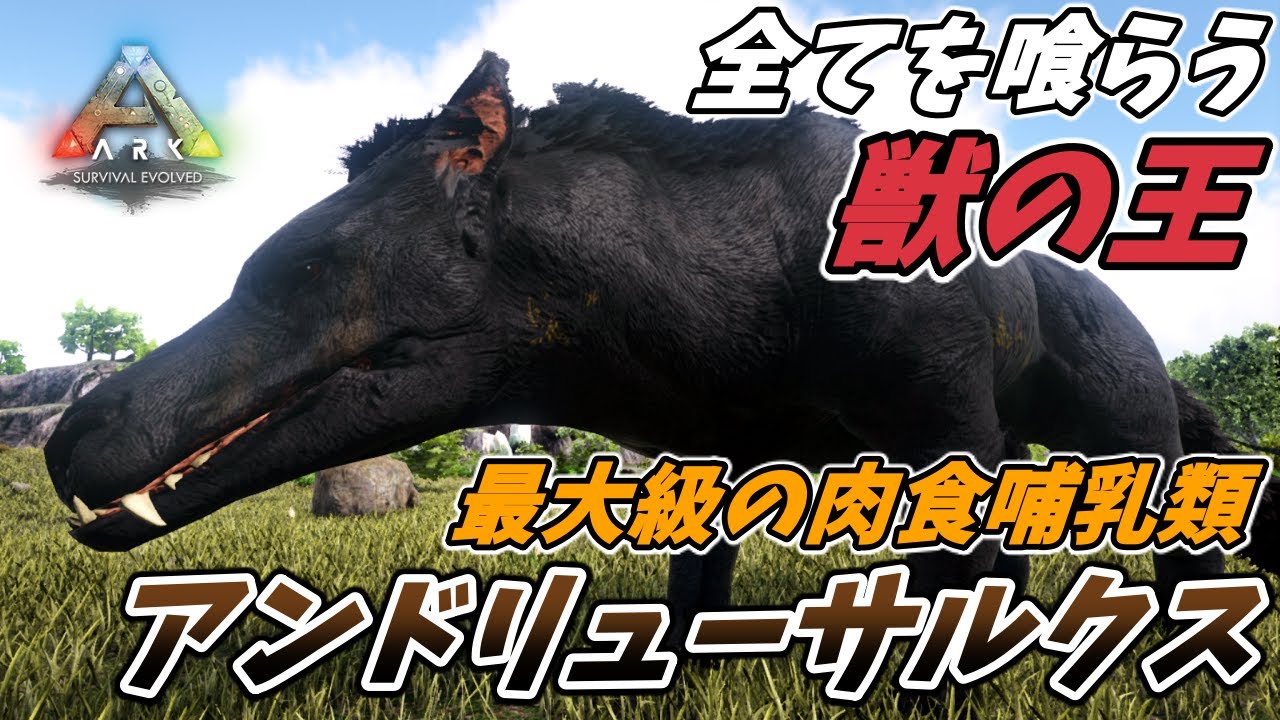 規格外の大きさを誇る獣アンドリューサルクスを大量にテイムして群れで狩りを行ってみた Ark Survival Evolved Mod ローカル 実況 Youtube 規格外の大きさを誇る獣アンドリューサルクスを大量にテイムして群れで狩りを行ってみた Ark Survival Evolved Mod ローカル 実況 Youtube