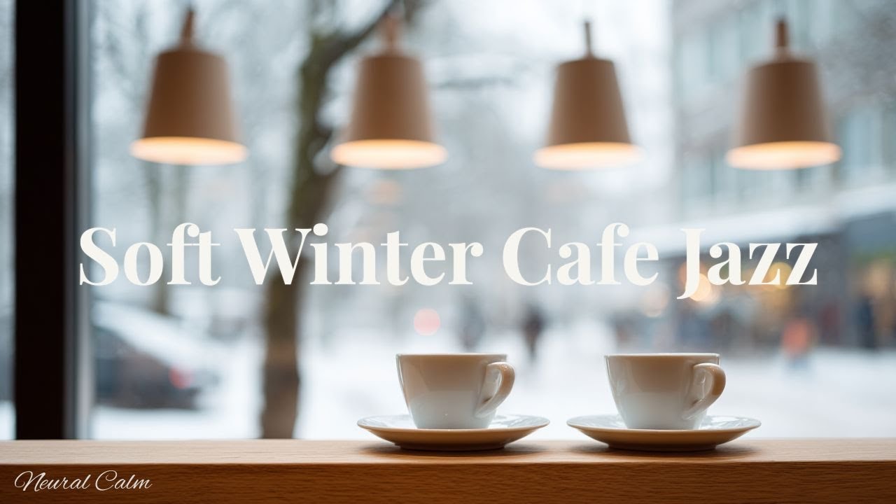 Soft Winter Cafe Jazz ☕️ Relaxing Piano & Smooth Jazz for Focus & Work ...