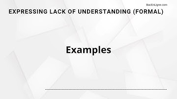 📘 Lesson  Expressing Lack of Understanding   التعبير عن عدم الفهم