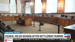 Council holds session after settlement rumors