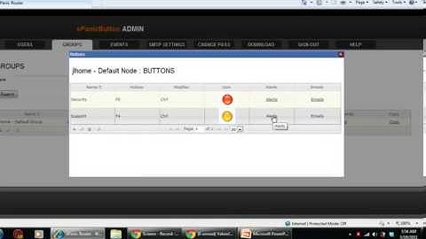 Business Alarm System - ePanic Button Changing SMTP Settings and Testing Email Alerts
