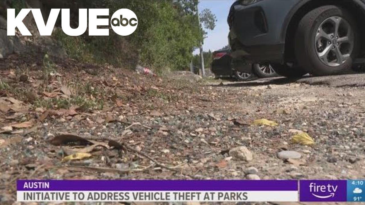 Initiative aims to combat vehicle break-ins at Austin parks - YouTube