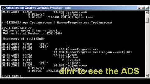 Alternate Data Stream | Hack | Windows 7