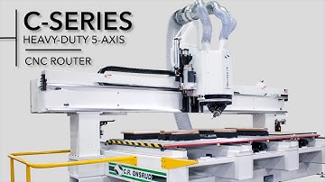 The C-Series by C.R. Onsrud | 5-Axis CNC Router | Twin 5